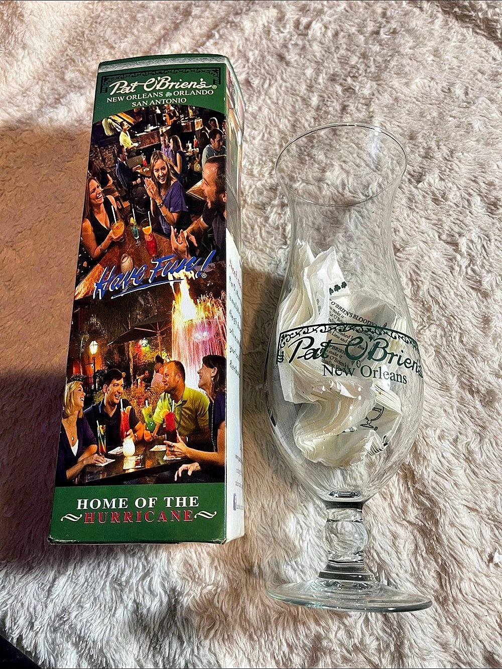 Pat O'Brien's Hurricane glass